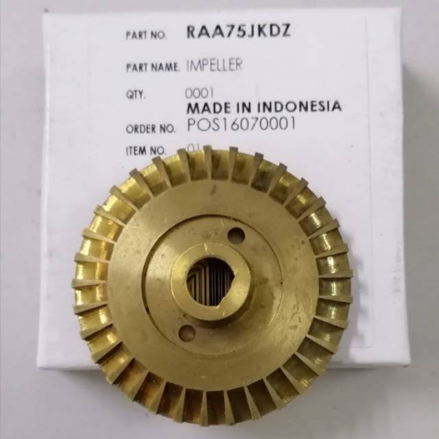 Impeller Pompa Air Sanyo Tipe PH-75A / PWH-75