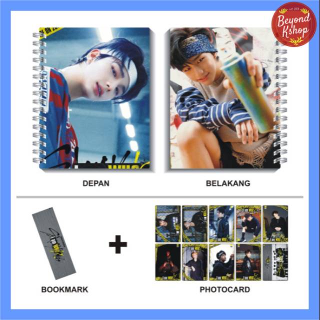 

[READY/BISA COD] NOTEBOOK KPOP MURAH STRAY KIDS I AM WHO  (MEMBER)