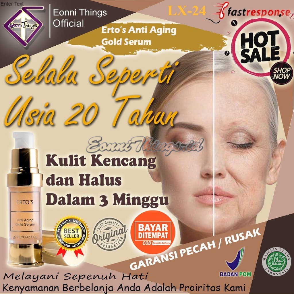 Serum Anti Aging Keriput Wrinkle Treatment Wajah Muka Whitening Brightening Beauty Skincare Skin Car