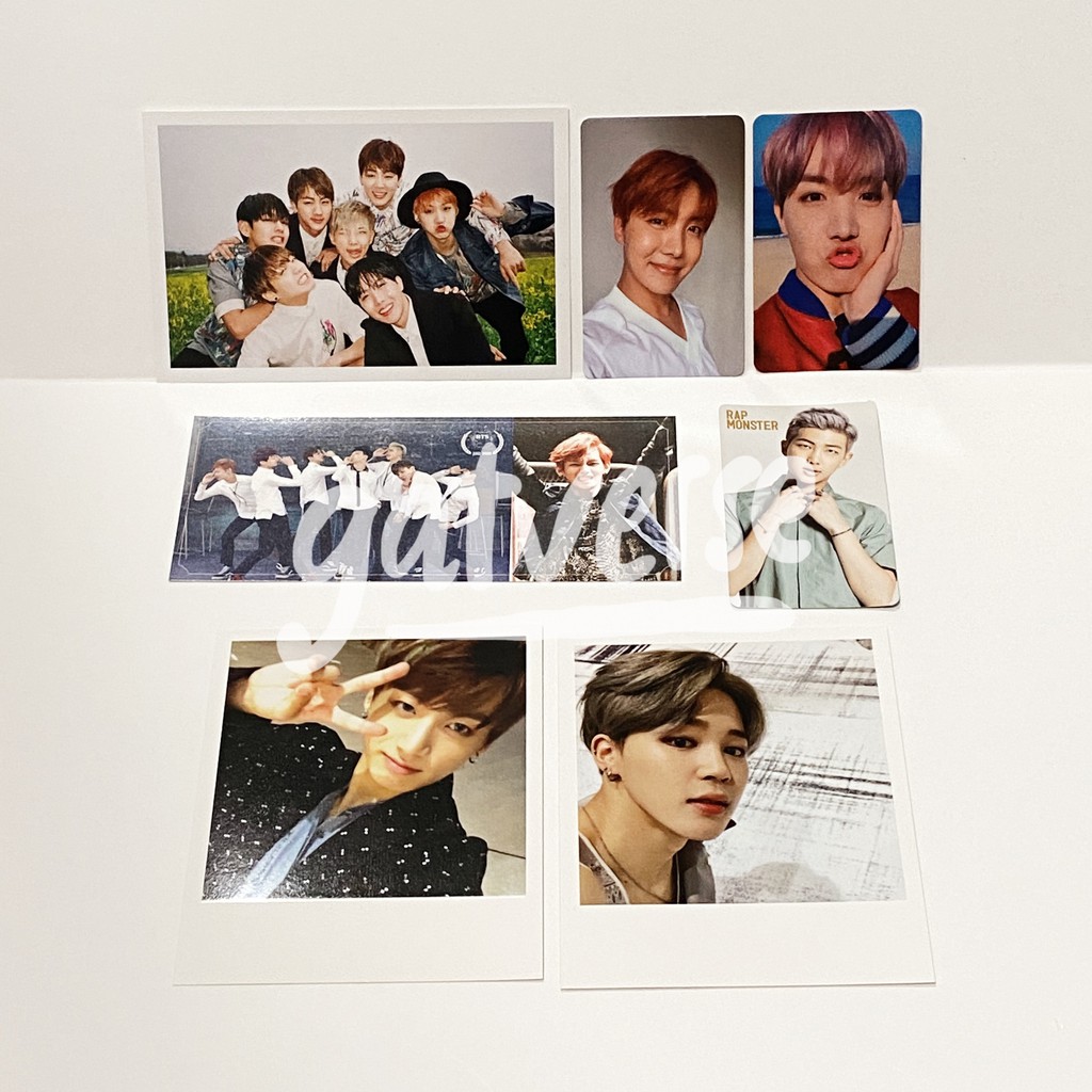 BTS Photocard PC Polaroid (Jungkook JK Jimin Jhope Hobi RM Namjoon Youth Japan V Taehyung) YNWA Wings LY Her