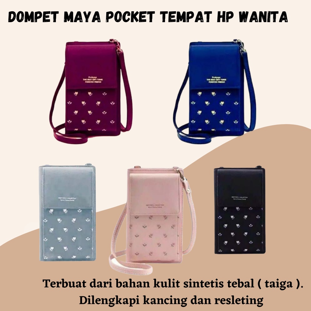 BEST SELLER!! Dompet MAYA Pocket Tempat HP Wanita