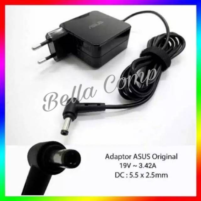 Adaptor Charger Asus X452C, A450C, X402C, X302U A550C, A455L, X52F, A450L 19V 3.42A Original