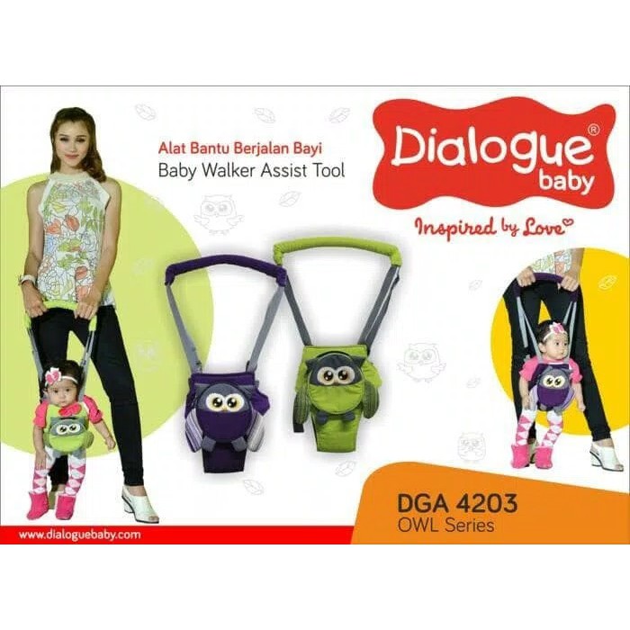 New Baby Walker Dialogue Dga 4203 / Alat Bantu Jalan Bayi Dialogue Dga 4203
