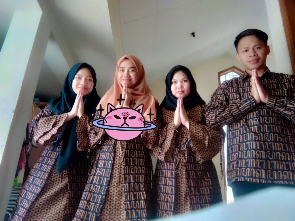 Batik Couple Keluarga - Batik Sarimbit Gamis Familly Set