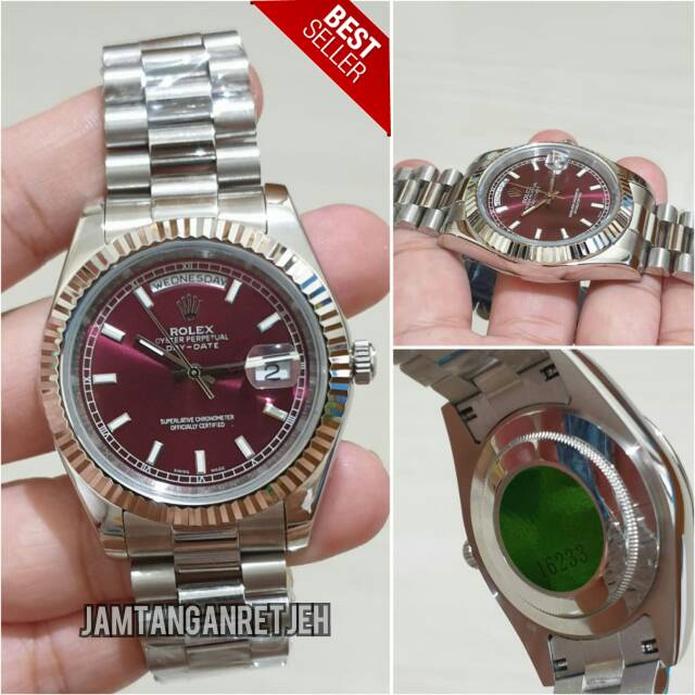 JAM TANGAN PRIA ROLEX DAY DATE AUTOMETIC