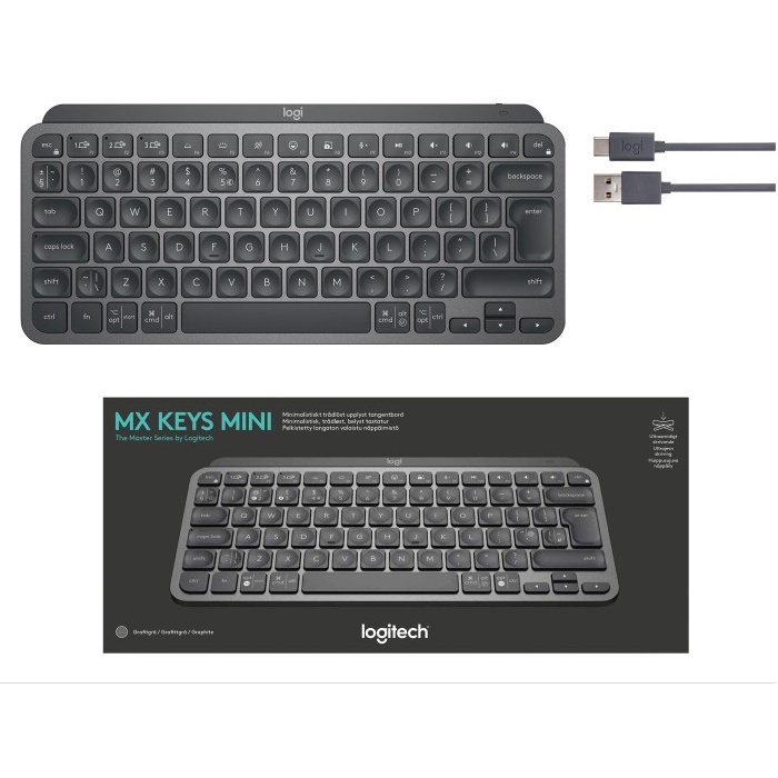 Logitech MX Keys Mini Wireless Illuminated Keyboard Logitech