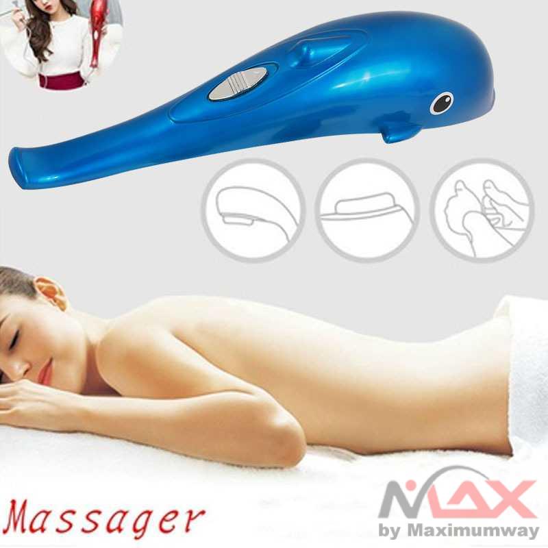Alat Pijat Dolphin Infrared tanpa kabel Wireless Elektrik Massager recharged Massager USB Charging