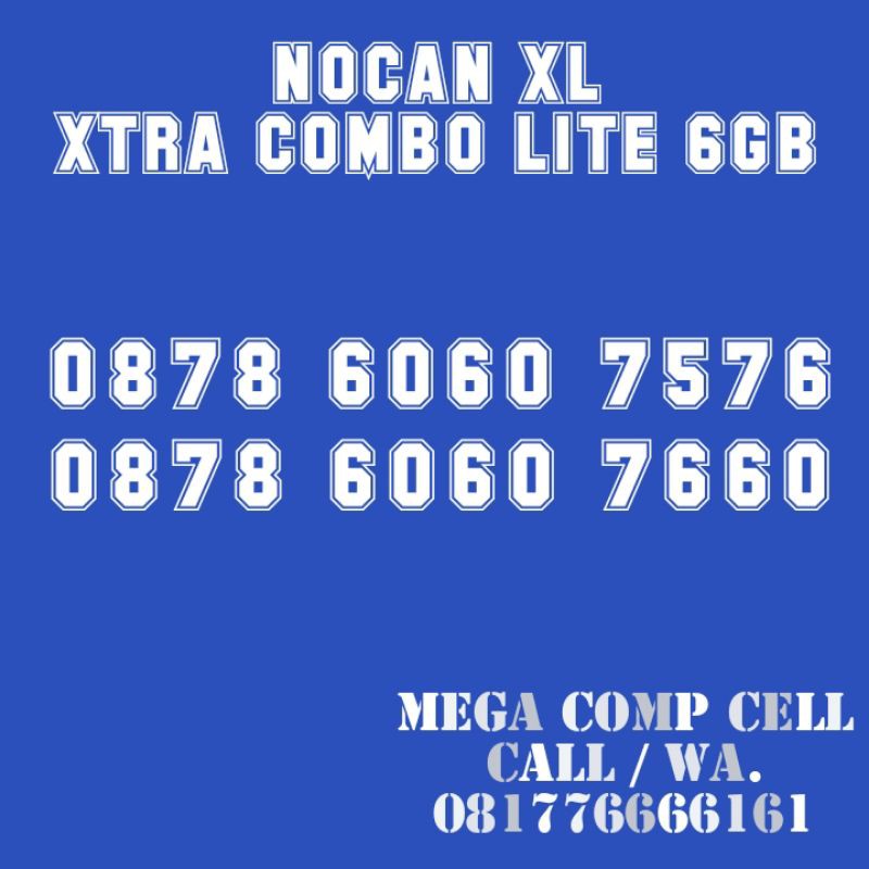 NOCAN XL XTRA COMBO LITE 6GB