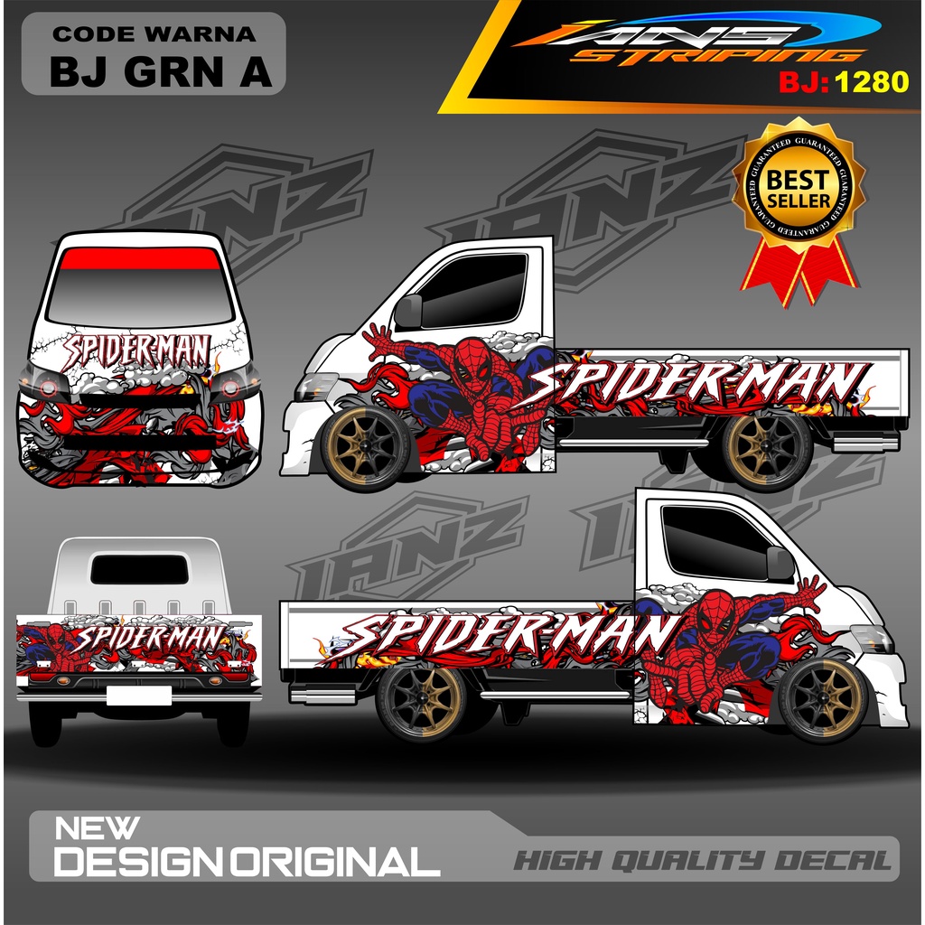 STICKER GRANMAX CARRY L300 FULL BODY / DECAL STIKER GRANMAX FREE REQUEST / VARIASI STIKER FULL BODY / STIKER PICK UP / STICKER GRANMAX