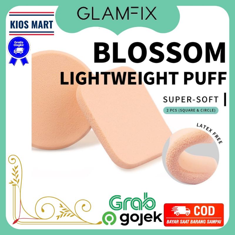 Glam Fix Blossom Lightweight Pressed Powder Puff