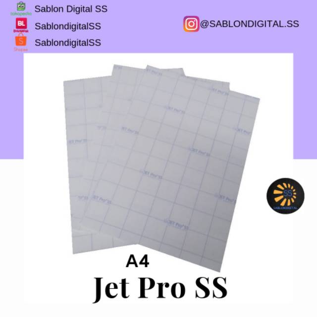 

JPSS Size A4 transfer paper Jet Pro SS ukuran A4 Termurah
