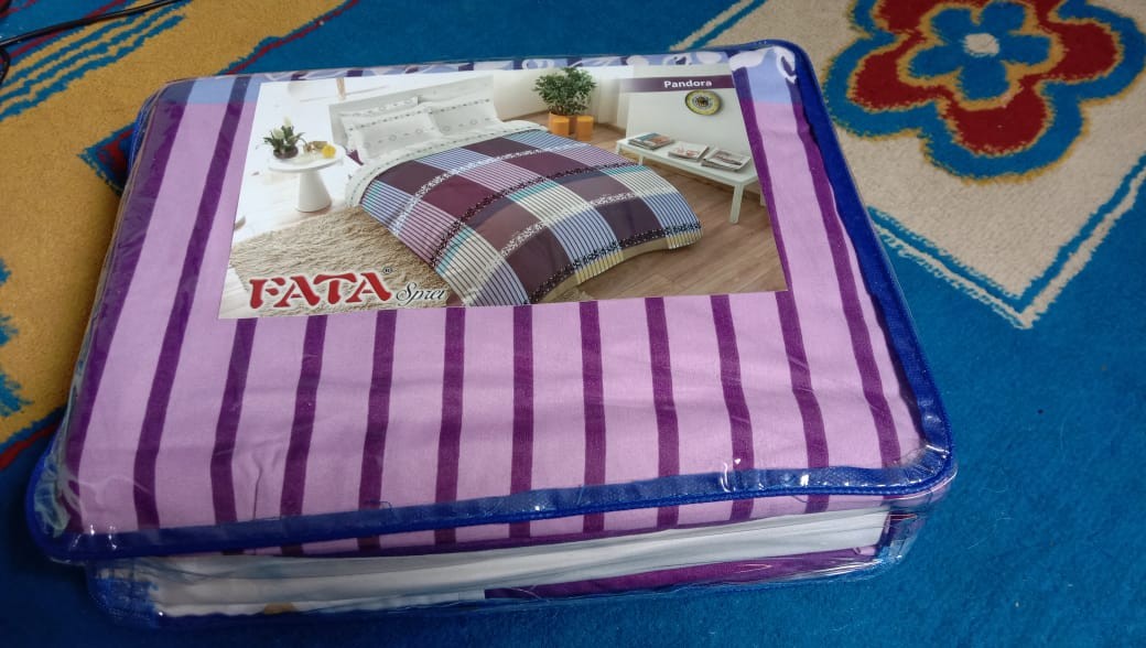 Sprei Rumbai Fata Minimalis Ukuran King 180x200 / Queen 160x200