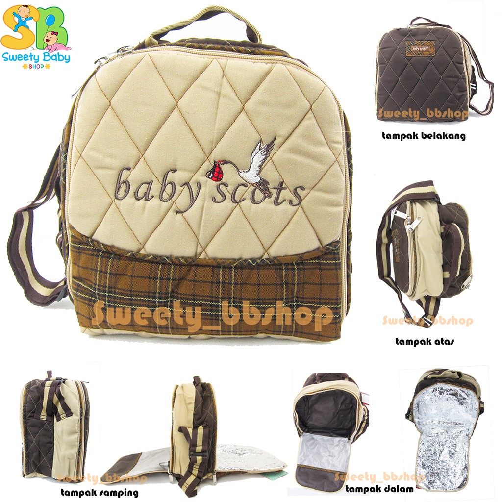 Tas Bayi Penahan suhu Baby Scots  /  Warmer Bag /   Tas Bayi