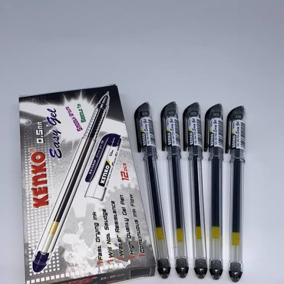 

(12 Pcs / 1 Pak) Pulpen kenko Easy Gel 0.5mm / Pen Gel Kenko