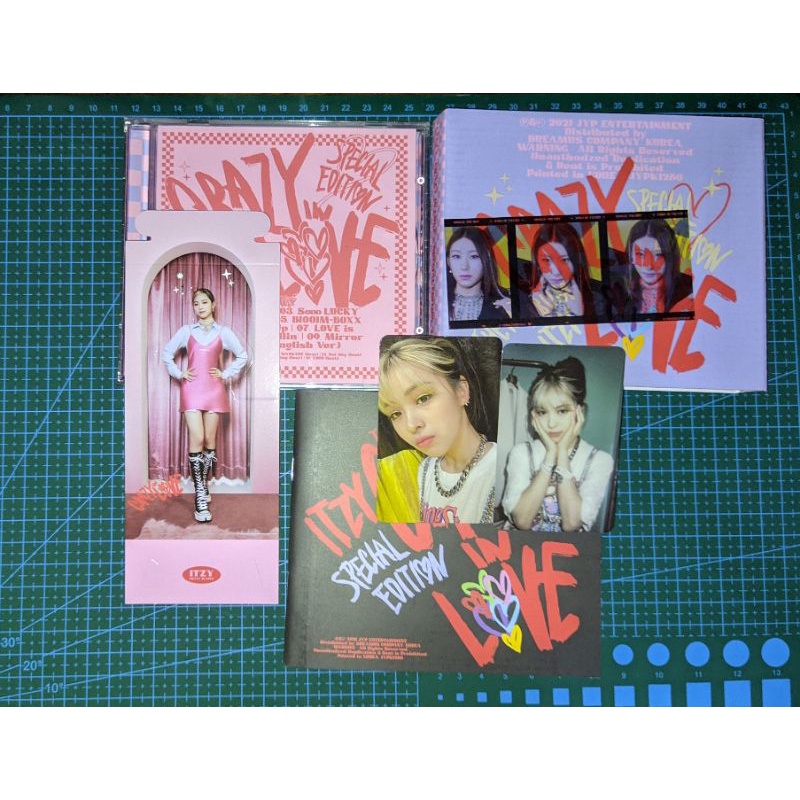 Itzy Jewel Case Ver. Ryujin set photocard Chaeryeong stripfilm dan album only