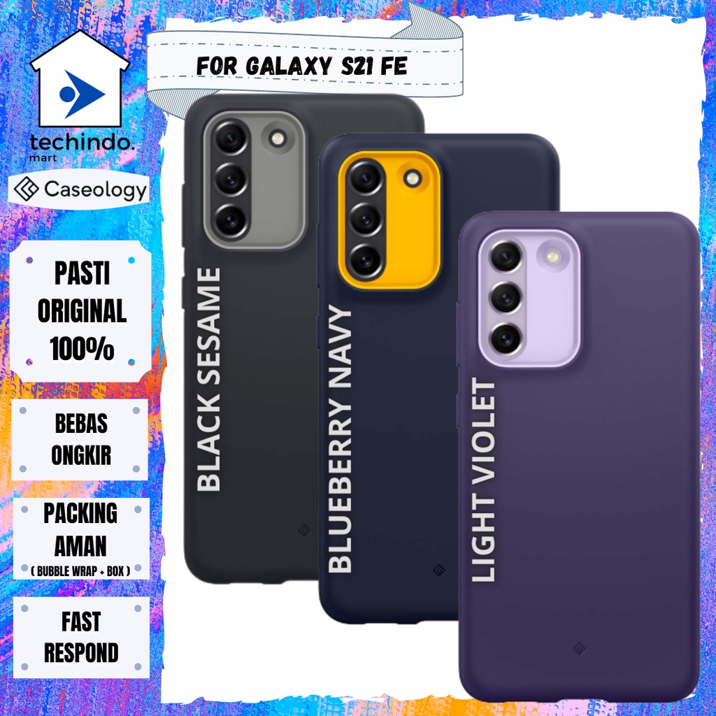 Case Samsung Galaxy S21 FE Caseology Nano Pop Slim Softcase TPU Casing