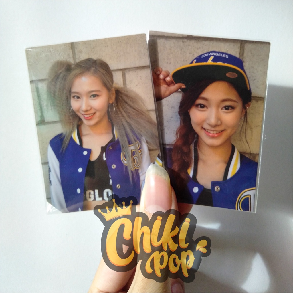 TWICE TZUYU SANA PAGE TWO PHOTOCARD PC OFFICIAL