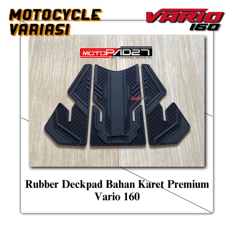 MOTOPAD27 Tankpad Vario 160 Deckpad Vario 160 Rubber Premium