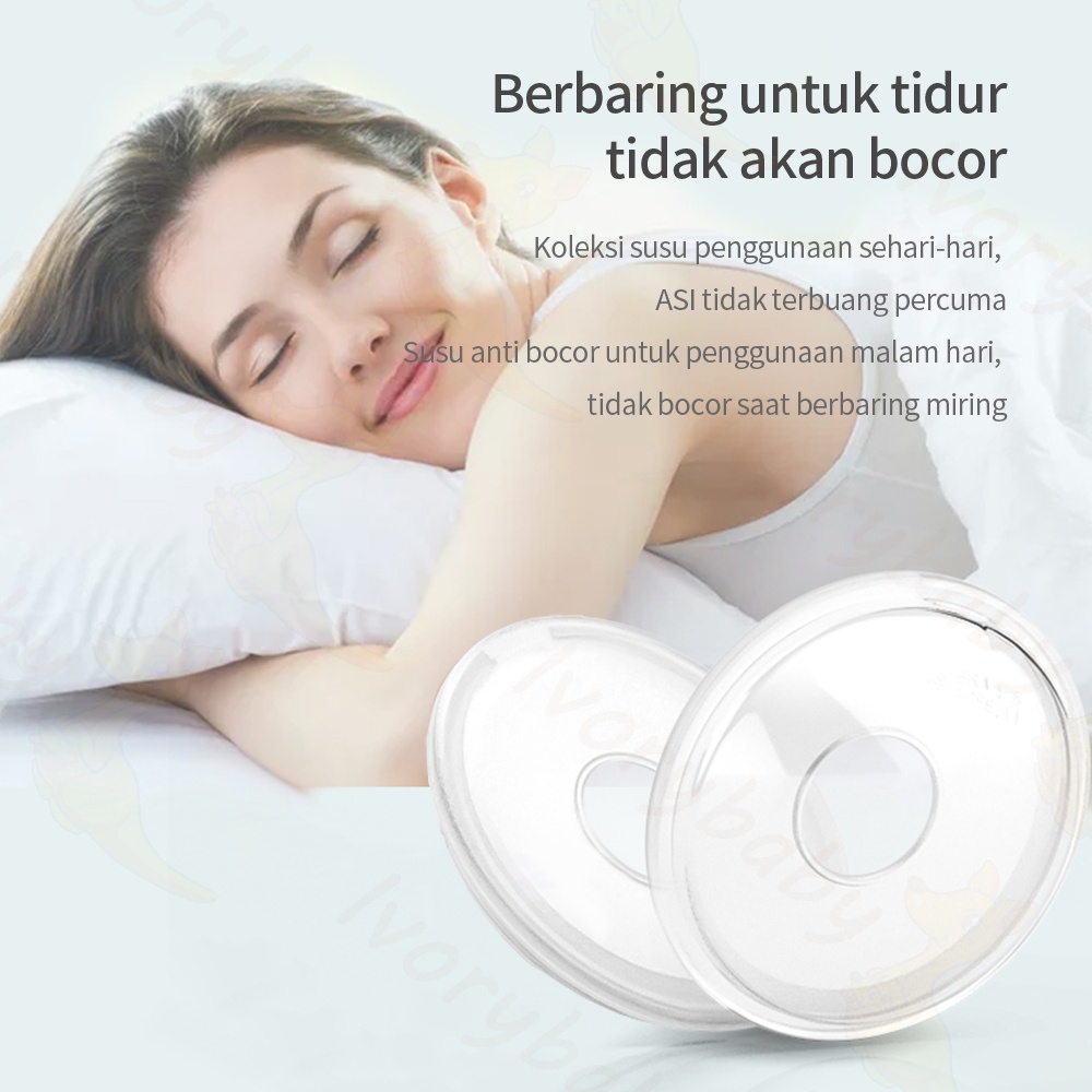 Ivorybaby Wadah penampung asi silicon/milk collection shell/Breast pad