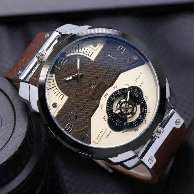 RW || JAM TANGAN DIESEL KULIT ANALOG 1070