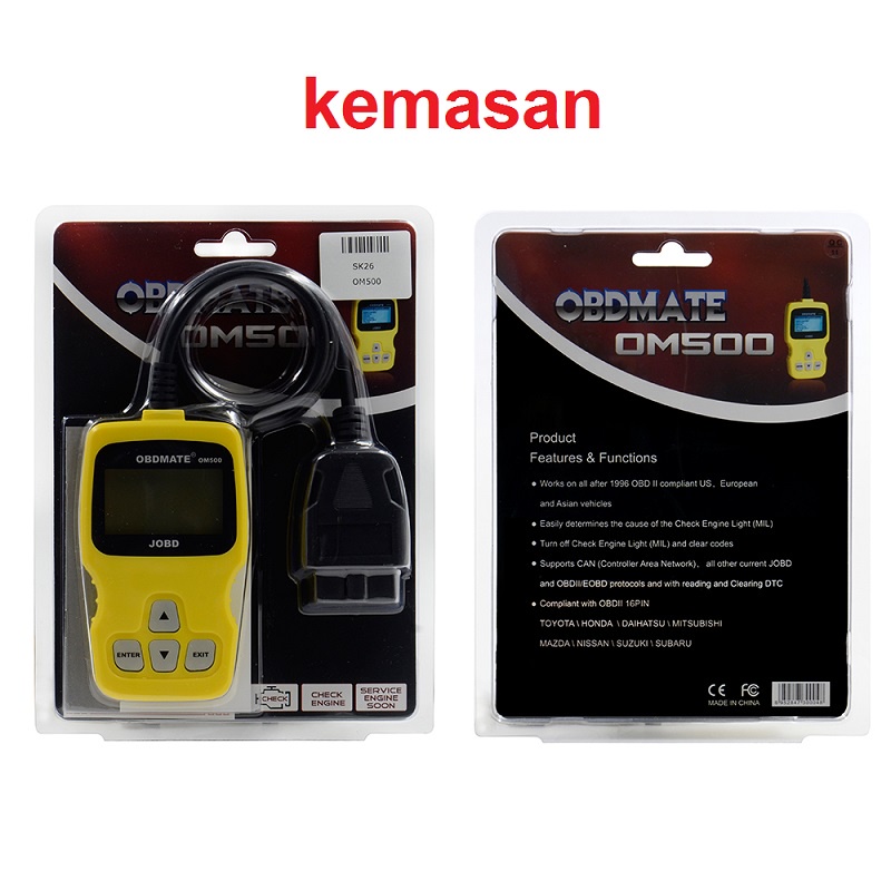 OBDMate Scanner Mobil OM500 OBD2 JOBD OBD Mate Termurah Injeksi Autophix