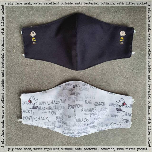 Masker Snoopy isi 4