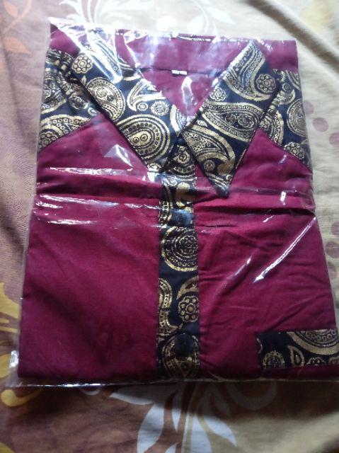 Kemeja Batik Pria Ppbtk07 Modern Lengan Pendek Casual Modis Trendy Masa Kini M L Xl Asli Pekalong