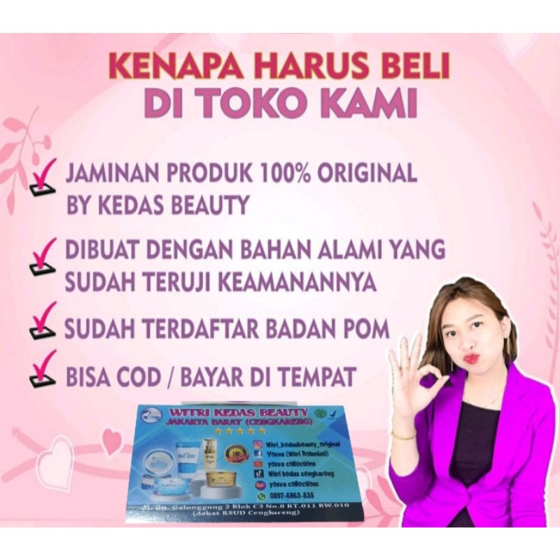 PROMO‼️Gold Jelly 2 + Free Sabun Kedas Beauty  100% ORI BPOM Siang Malam Pemutih Wajah-8