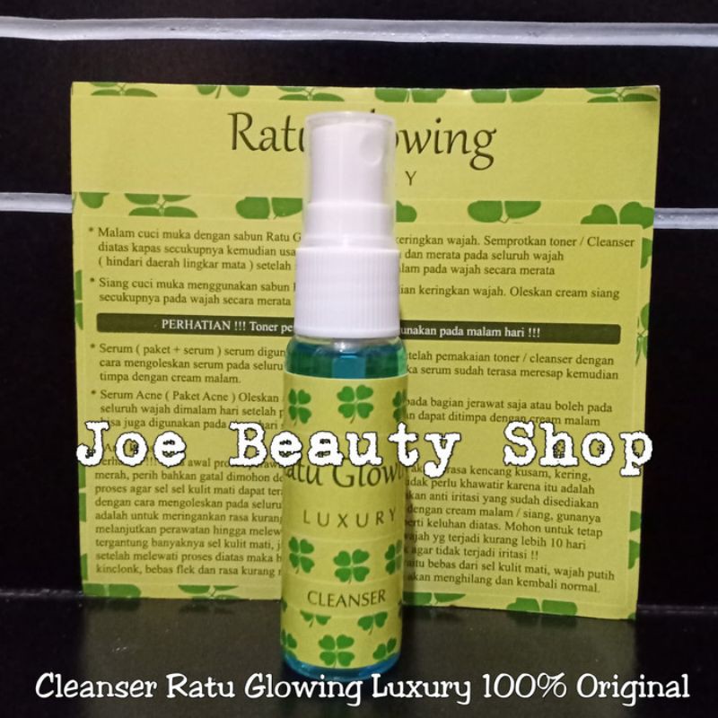 CLEANSER RATU GLOWING LUXURY 100% ORIGINAL / PEMBERSIH WAJAH SENSITIF