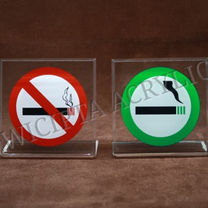 

Promo Acrylic Sign Smoking/No Smoking Area 10x10