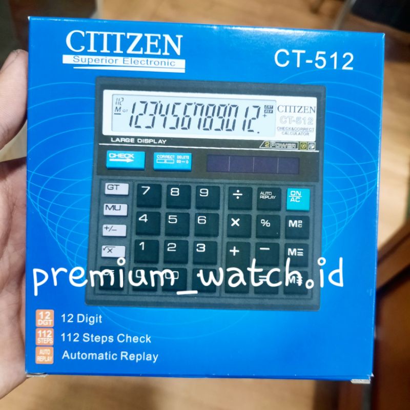 

CT-512 CITIZEN Kualitas Lebih bagus Kalkulator