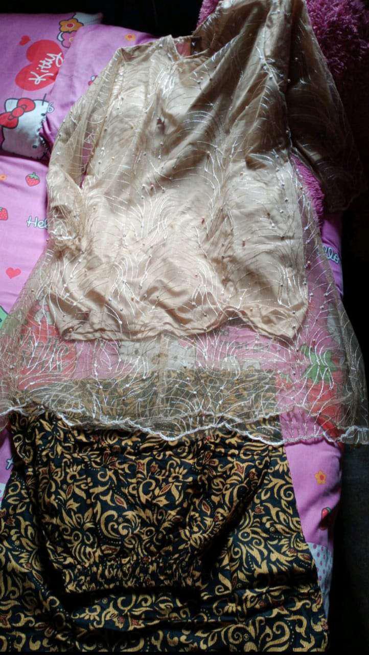 [ori - 4 Varian Warna -] Wou Batik Couple Amalia Batik Couple Kebaya Modern Batik - Bg032