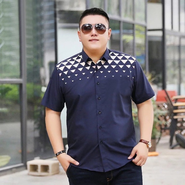 PSY-KEMEJA PRIA BIG NAVAJO NAVY