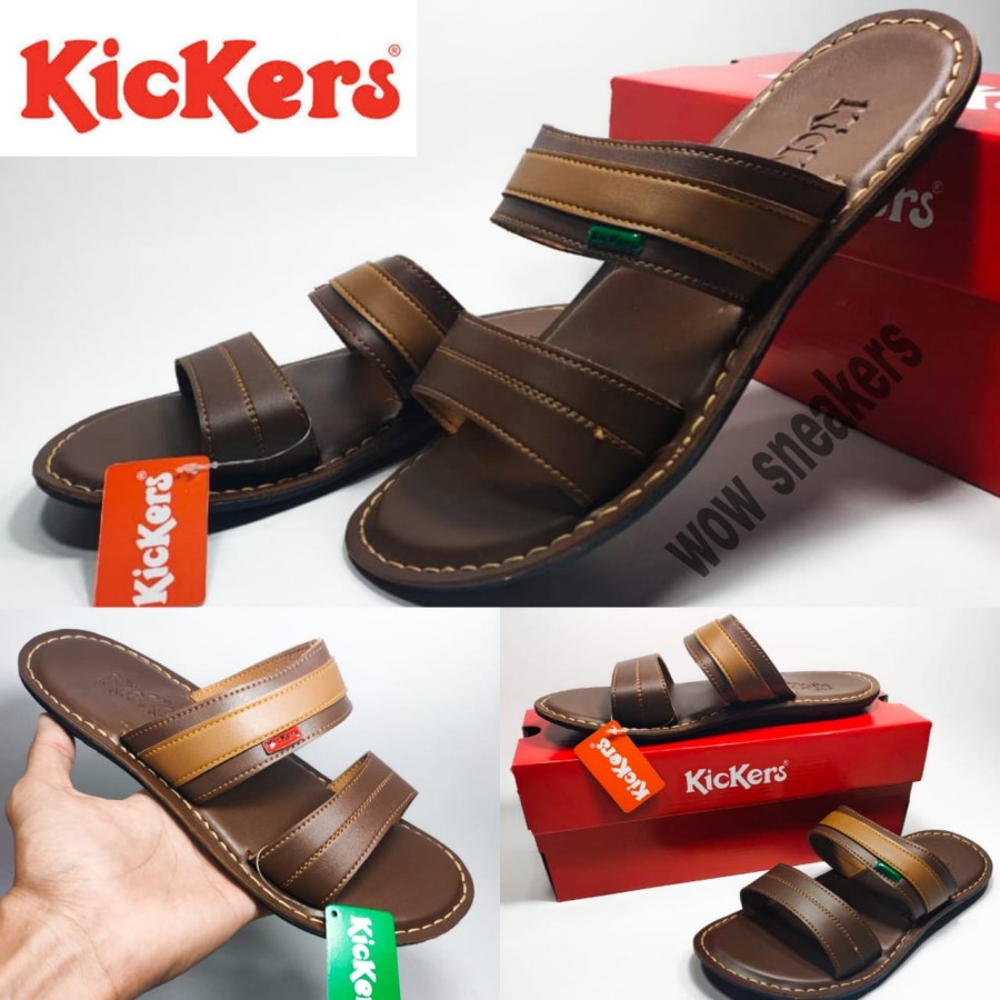 Sandal pria kickers. Sandal selop. Sendal kickers pria. Sandal formal new original 100%