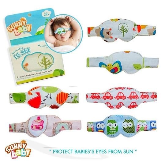 Sunny Baby Eye Mask - Kacamata Jemur Bayi Aneka Motif - Penutup Mata Bayi