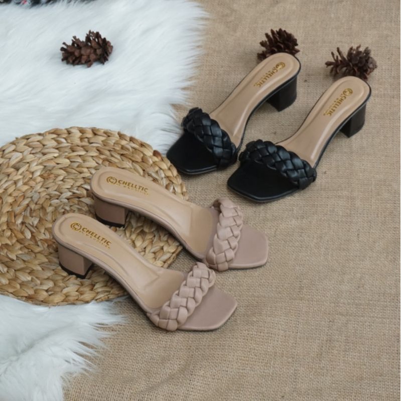 Sandal/Sepatu Wanita Hak Tahu Chungky/Sendal Pesta Perempuan Remaja Hak Tinggi/Sepatu hills Kondangan Pernikahan Pengantin Cewek Cantik/Selop Wanita /Slop Slip On/Wedges Wanita 5cm/ Chelltic021/Bisa Bayar Di Tempat /Cod/Gratis Ongkir/Sepatu Wanita Import