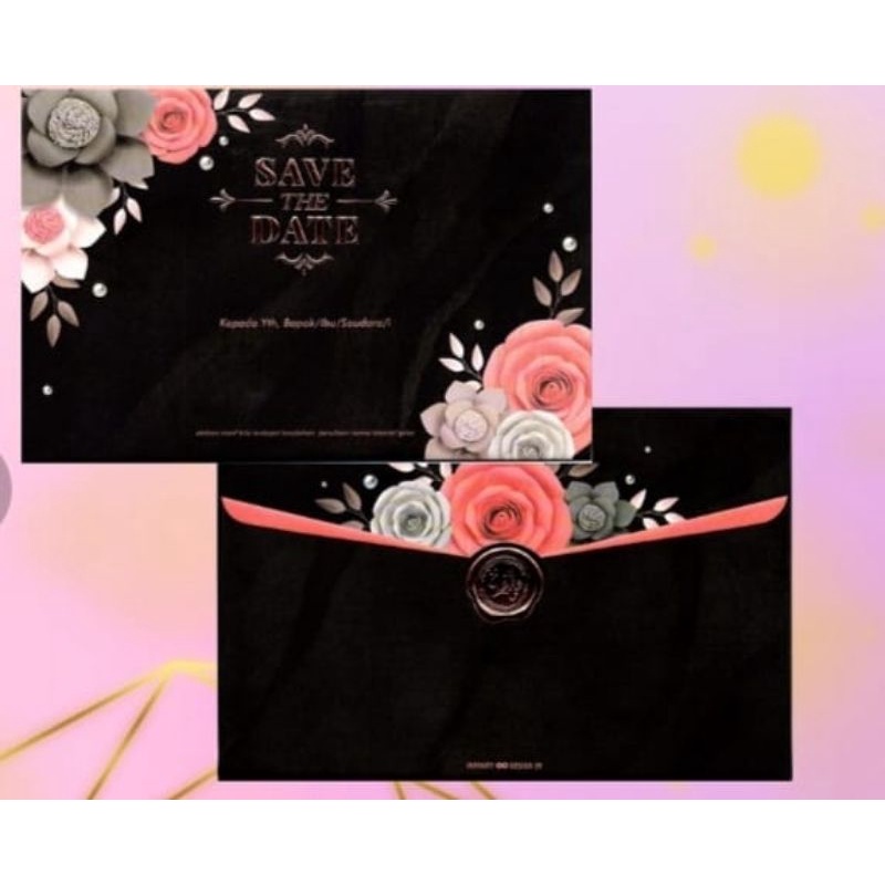 

Undangan Amplop hitam