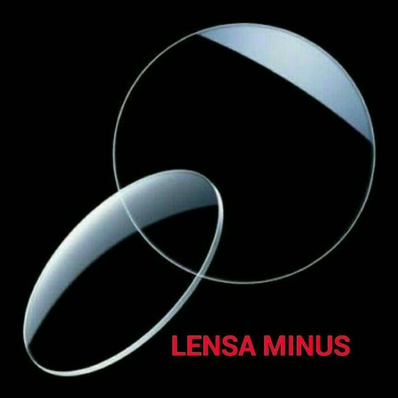 Lensa Bluecromic minus plus pasang (fotocromic +bluray)