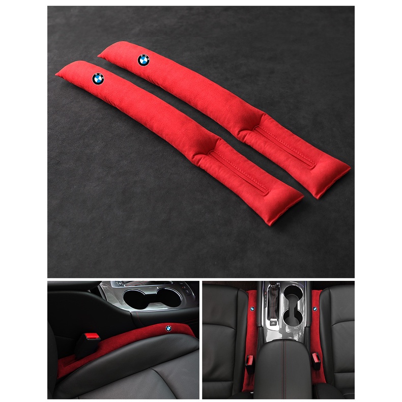 G-club Cover Gap Jok Mobil Bahan Kulit Suede Anti Bocor Untuk BMW