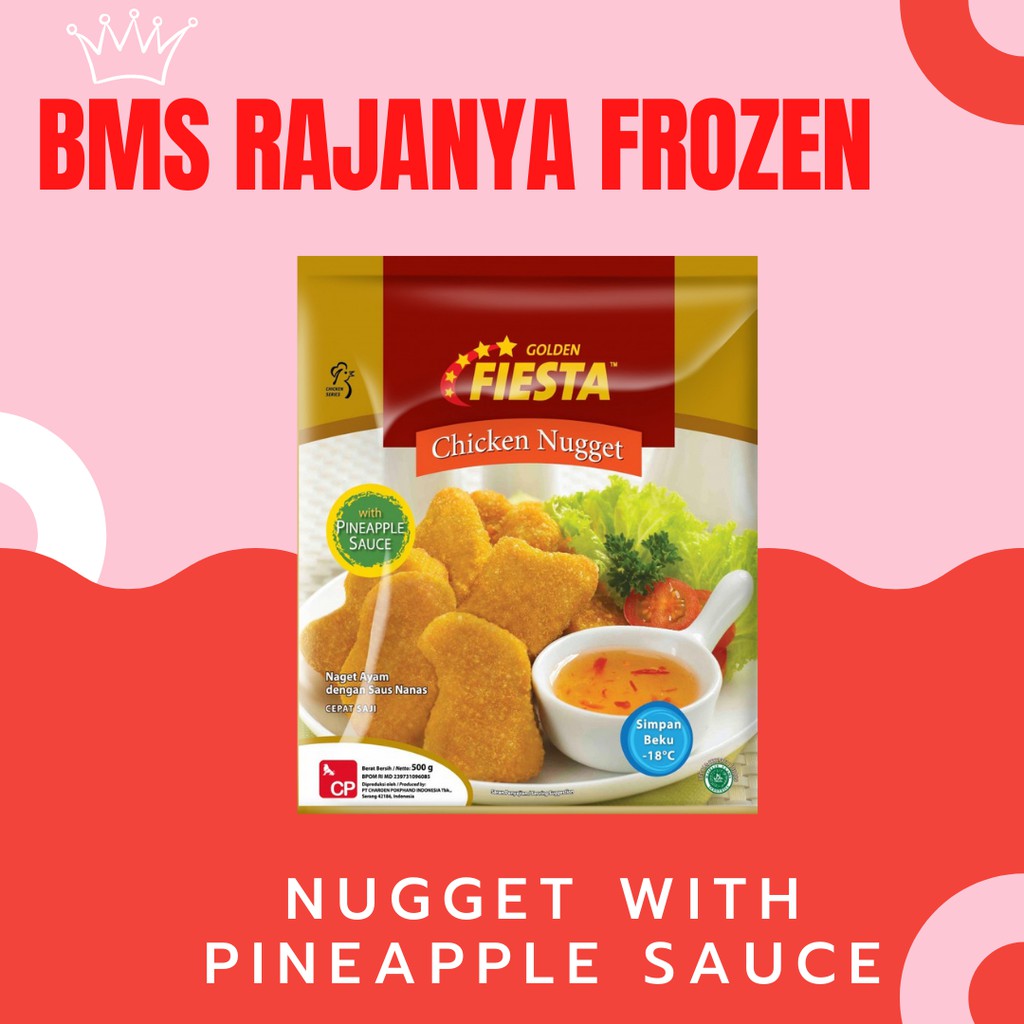 

GOLDEN FIESTA NUGGET WITH PINEAPPLE SAUCE