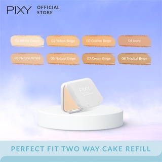 PIXY perfect fit two way cake twc refill bedak padat 12.2gr