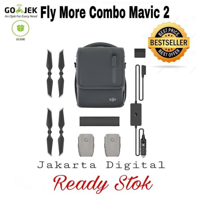 TERJAMIN AMAN DJI Fly More Combo Kit For Mavic 2 zoom/ Mavic 2 Pro