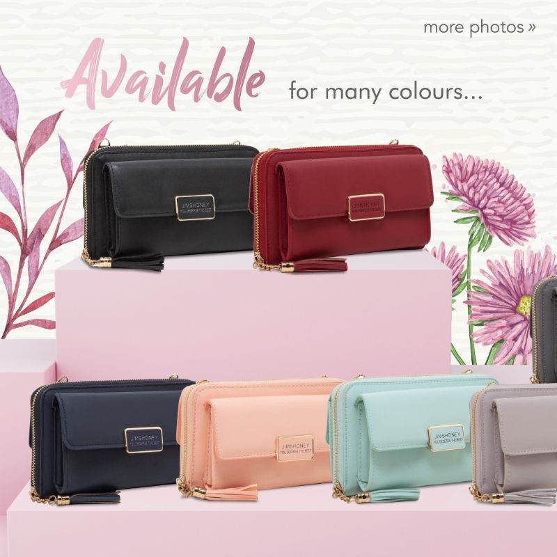 Dompet Murah Tas Slempang Murah Branded JIMS HONEY MARSHA MINI BAG 2 IN 1 TAS DAN DOMPET WANITA
