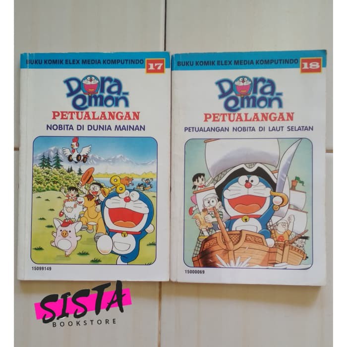 Doraemon Petualangan Ep 17 18 Komik Bekas