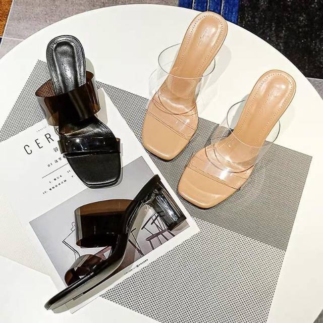 ZARA HEELS/ TRANSPARENT/ HIGH QUALITY
