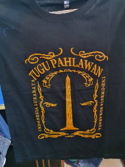 KAOS TSHIRT OLEH2 KHAS SURABAYA TUGU PAHLAWAN SUROBOYO MURAH BERKUALITAS