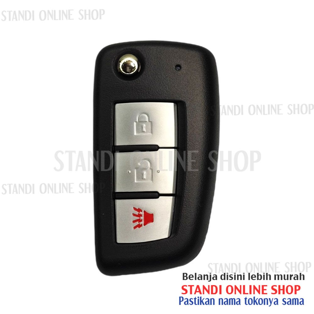 Casing Flipkey Kunci Lipat Key Shell Nissan Grand Livina Navara XTrail