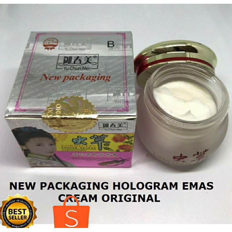 Cordyceps yu chun mei Night Cream/ krim Malam original import Taiwan