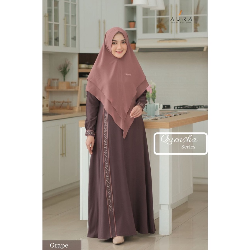 QUENSHA AURA SET KHIMAR (REQ SIZE)