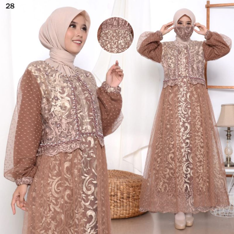 Megaxus88//gamis pesta kd 28